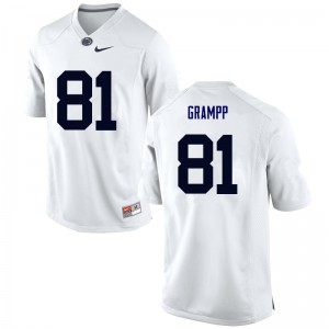 Mens Penn State #81 Steven Grampp White Football Jersey 446747-578