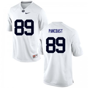 Men Penn State #89 Tom Pancoast White Player Jersey 178662-249