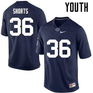 Youth Penn State #36 Troy Shorts Navy Embroidery Jerseys 322836-285