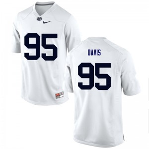 Men Penn State #95 Tyler Davis White NCAA Jersey 773386-986