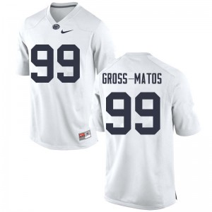 Men's Penn State #99 Yetur Gross-Matos White Football Jerseys 922387-342