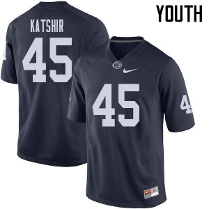 Youth Nittany Lions #45 Charlie Katshir Navy College Jerseys 928047-370