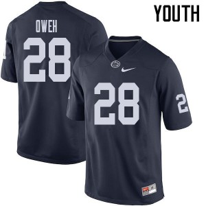 Youth Nittany Lions #28 Jayson Oweh Navy NCAA Jersey 552182-889