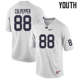 Youth Penn State Nittany Lions #88 Judge Culpepper White Alumni Jersey 477597-683