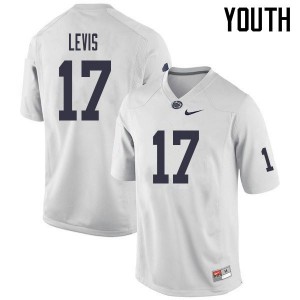 Youth Penn State #17 Will Levis White Player Jerseys 617239-615