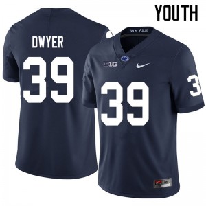 Youth Penn State #39 Robbie Dwyer Navy Football Jerseys 876920-135