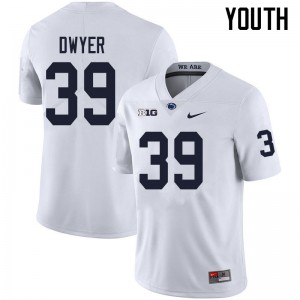 Youth Penn State #39 Robbie Dwyer White Stitched Jersey 484110-515