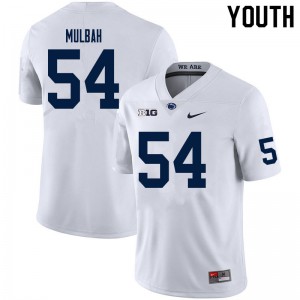 Youth Penn State Nittany Lions #54 Fatorma Mulbah White Player Jerseys 964317-543