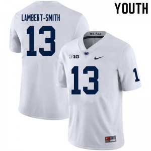 Youth Penn State Nittany Lions #13 KeAndre Lambert-Smith White University Jerseys 679174-591