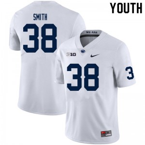 Youth Penn State #38 Tank Smith White Official Jersey 637722-774