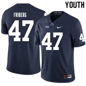 Youth Penn State #47 Tommy Friberg Navy Football Jersey 575815-180