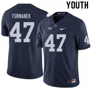 Youth Penn State Nittany Lions #47 Alex Furmanek Navy Stitched Jerseys 766425-893
