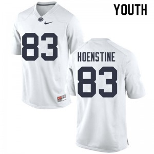 Youth Penn State #83 Alex Hoenstine White University Jerseys 360871-469