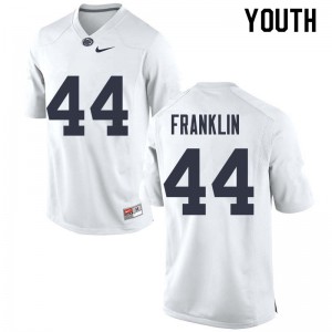 Youth PSU #44 Brailyn Franklin White Football Jerseys 646171-997