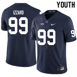 Youth Penn State Nittany Lions #99 Coziah Izzard Navy Player Jersey 634585-844