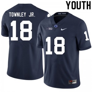 Youth Penn State #18 Davon Townley Jr. Navy Player Jersey 672110-204