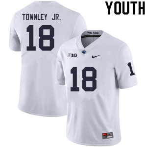 Youth Penn State Nittany Lions #18 Davon Townley Jr. White Stitch Jerseys 998079-599
