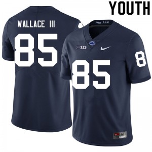 Youth Penn State #85 Harrison Wallace III Navy Embroidery Jerseys 409256-808