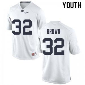 Youth Penn State Nittany Lions #32 Journey Brown White Alumni Jersey 763577-772