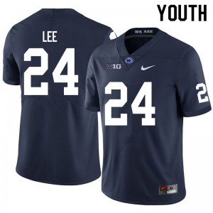 Youth Penn State #24 Keyvone Lee Navy Player Jersey 859761-443