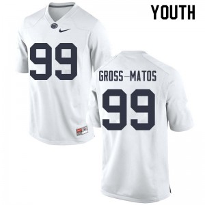 Youth Penn State Nittany Lions #99 Yetur Gross-Matos White Stitched Jerseys 918855-218