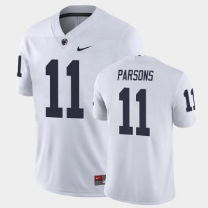 Men's Nittany Lions #11 Micah Parsons White Stitch Jersey 743514-588